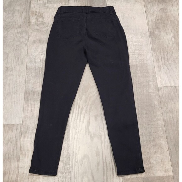 Draper James RSVP Size 6 Black Skinny Jeans Cross Goth Grunge Vamp Emo 27 X 26.5 - Picture 6 of 7